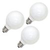Picture of Light-Bulb 4G25W/3PK White Globe-Shape