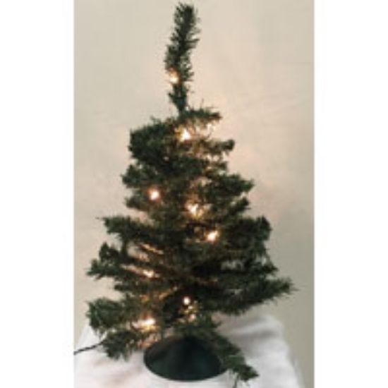 Picture of Christmas-tree Artificial Tillamook Fir Prelit Decorated 24"