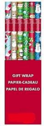 Picture of Gift-wrap Christmas Assorted Whimsical Rolls 28' X 30'