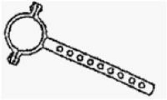 Picture of Pipe-Hanger 3/4 x 12COP Milfor