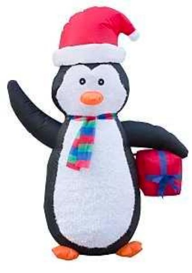 Picture of Yard-figures Inflatable Nylon Bear Moose Penguin 4'
