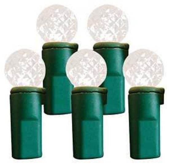 Picture of Christmas-Lights Green-wire 70-lamps White