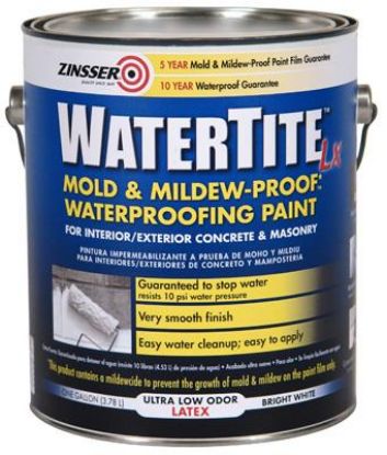 Picture of Waterproofing-paint Latex Mold And Mildew Resistant White 1-gal