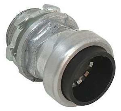 Picture of Emt Box-connector Metal Push-on 1/2"