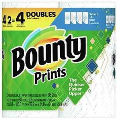 Picture of Paper-towels Roll Perforated Two-ply Prints 98-sheets