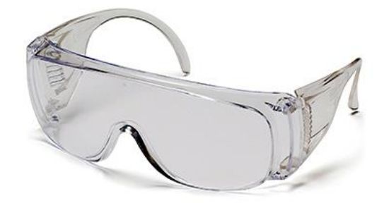 Picture of Safety-glasses Clear Ventilated Temple Over-prescription-glasses