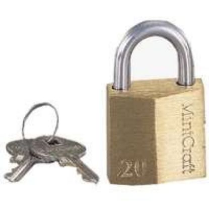 Picture of Keyed-padlock Brass 3/4"
