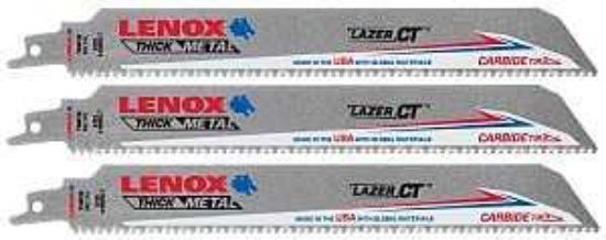 Picture of Reciprocating-saw Blade Bi-metal Carbide-tip Thick-metal 8-tpi 9"