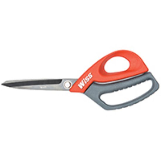 Picture of All-purpose Scissors 10 In Oal Stainless-steel-blade 4 In Length Of Cut Gray/red Handle