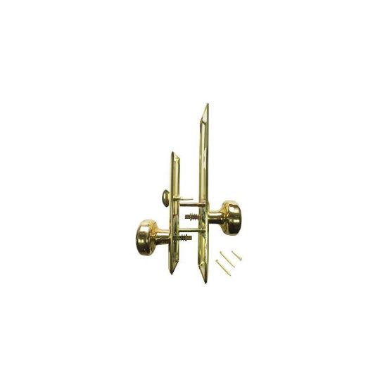 Picture of Mortise Lock Trim Set Bolt-through Bright-brass Us3