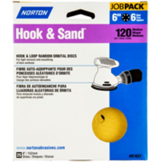 Picture of Hook-&-Loop Hook and Sanding Disc120 Grit P Grade Ceramic