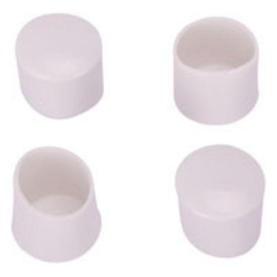 Picture of Leg-tip Furniture Round Plastic White