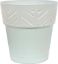 Picture of Mosaic Plastic Pot, Sky Blue/white, 9.9"