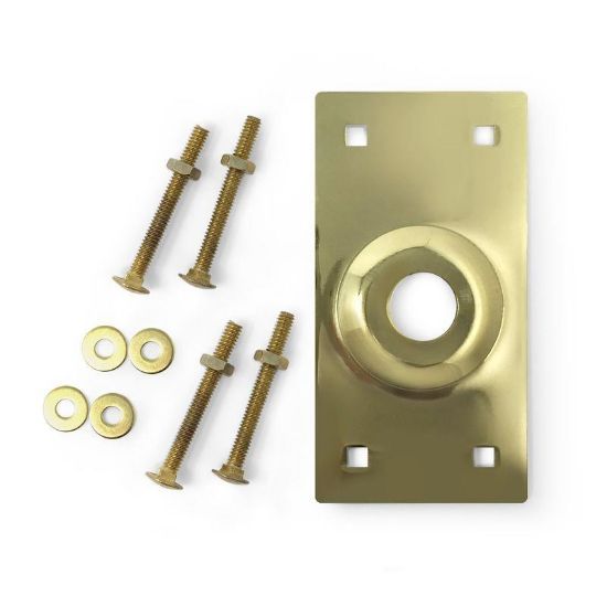 Picture of Cylinder-guard Plate Steel Brass-finish