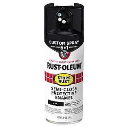 Picture of Spray-paint Enamel Semi-gloss Black
