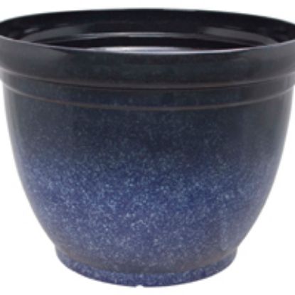 Picture of Plant-Pot Rsn Blue Stn Fnsh 22In