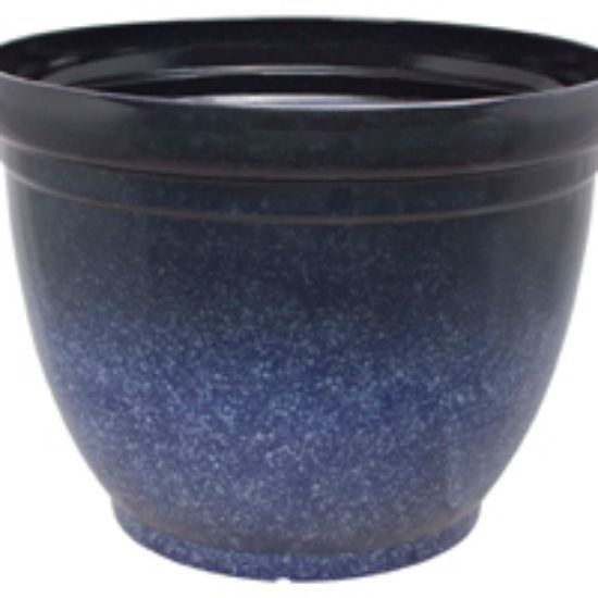 Picture of Plant-Pot Rsn Blue Stn Fnsh 22In