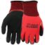 Picture of Knit-gloves Polyester Latex-coated Red/black X-large
