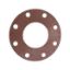 Picture of Companion-flange Gasket Sbr Red 4"