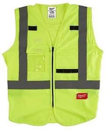 Picture of Safety-Vest Hi-viz Yellow Polyeseter Ansi-2 Sm/m