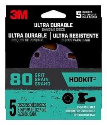 Picture of Sanding-disc Hook And Loop Universal-hole 5" Pack/5