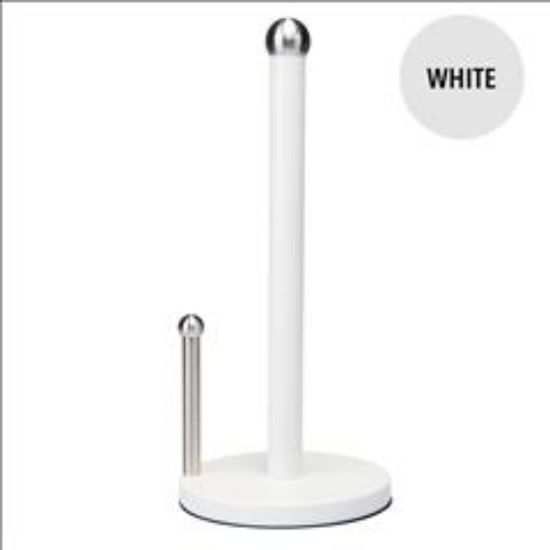 Picture of Paper-Towel Towel-Holder w/ Dowel- Assembled- White