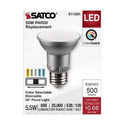 Picture of Light-bulb Par20 Color-selectable 2700/300/3500/4000/5000