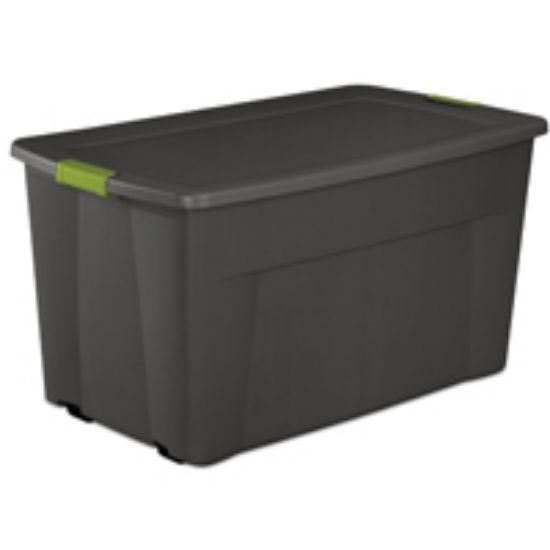 Picture of Wheeled Tote 45 gal Capacity Plastic Gray