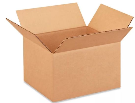 Picture of Corrugated-Box,10 x 8 x 6",200 lb. Test