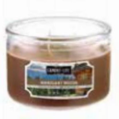 Picture of Jar-Candle Scented Candle, 3-wick With Acetate Lid, 10 Oz, Mahogany Woods, 40 Hr