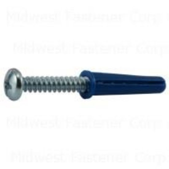 Picture of Drill-Bit Plastic Anchor Kit w/ #14-16 x 1"