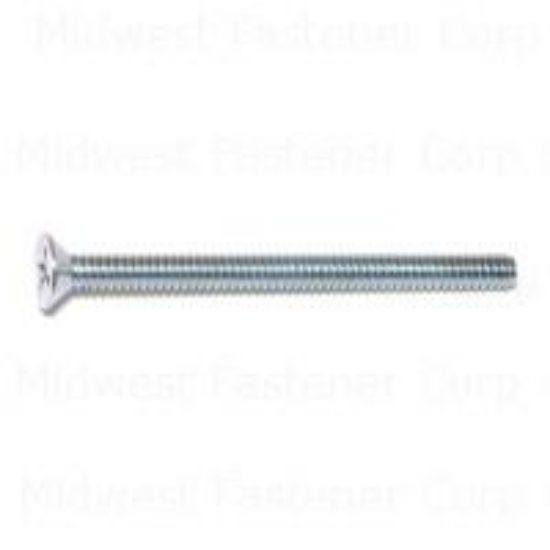 Picture of Machine-Screw With-Nuts Zinc-Plated #10-24 x 2-1/2"