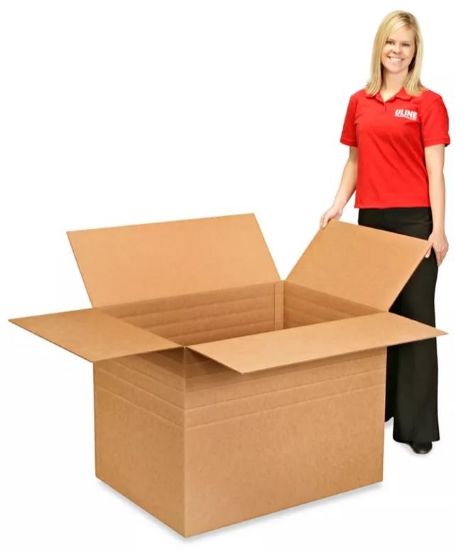 Picture of Corrugated-Box,32 x 24 x 24",24,22,20,18,16,14" 275 lb. Test