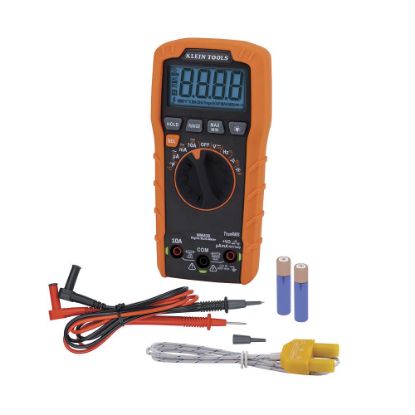 Picture of Digital Multimeter, Trms Auto-ranging, 600v, Temp