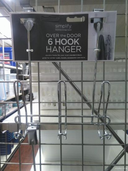 Picture of Compact Over Door 6 Hooks Chro