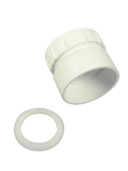 Picture of 1-1/2" Trap-adapter White Slip