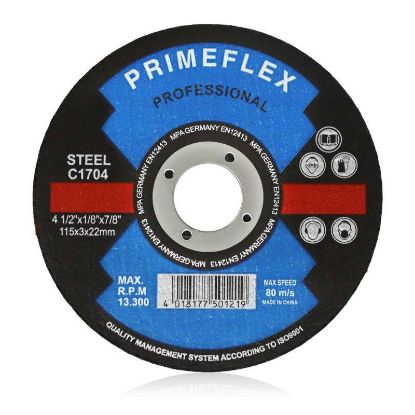 Picture of Cutoff-Wheel Abrasive Metal 7/8-arbor 1/8" X 4-1/2"