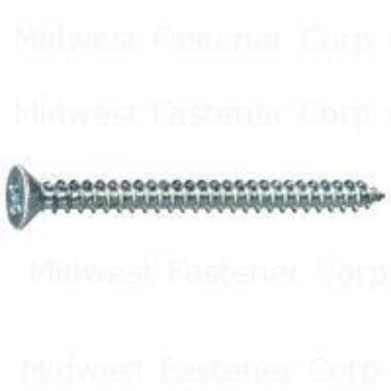 Picture of Sheetmetal-screw Flathead Zinc-plated #8 X 2"