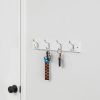 Picture of 4 Hook Wall Mounted White