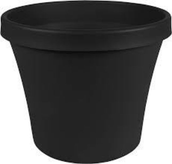 Picture of Planter Plastic Black 12"