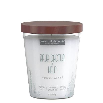 Picture of Essential Elements 9oz Jar W/ Wooden Lid-elderflower & Honey