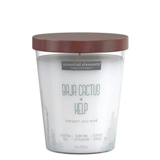 Picture of Essential Elements 9oz Jar W/ Wooden Lid-elderflower & Honey