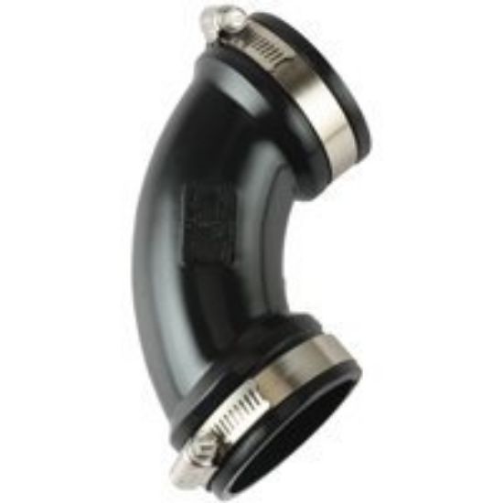 Picture of Schedule-40 Rubber-fitting Quick-elbow 4"