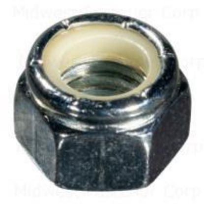 Picture of Lock Nuts Zinc-plated Nylon-insert 7/16"-14