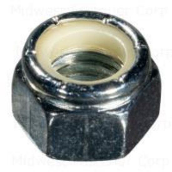Picture of Lock Nuts Zinc-plated Nylon-insert 7/16"-14