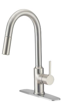 Picture of Kitchen Faucet, Pull-down 1.8-gpm Brushed-nickel