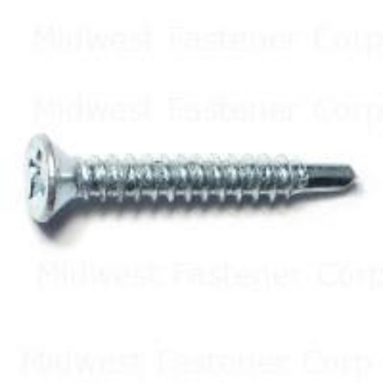 Picture of Sheetmetal-Screw Zinc-Plated Mild-Steel Phillips #6 X 1"