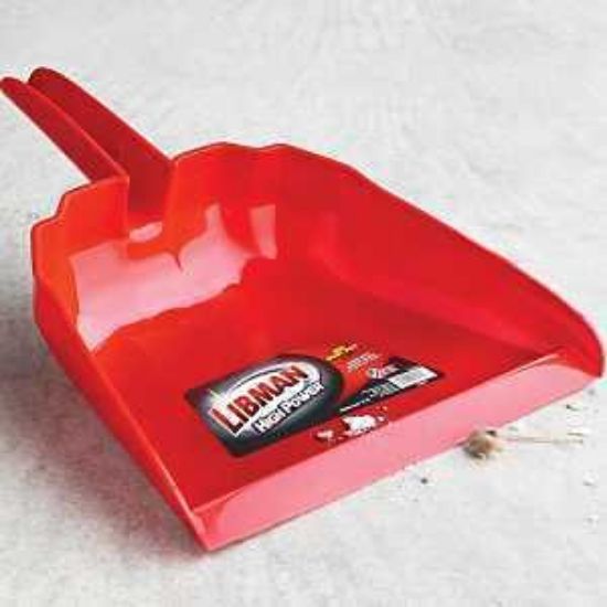 Picture of Dustpan Plastic Red 16" X 13-1/2"