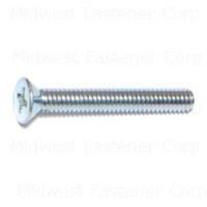 Picture of Machine-Screw With-Nuts Zinc-Plated #8-32 x 1-1/4"
