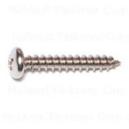 Picture of Sheetmetal-Screw Stainless-Steel Pan #10 X 1-1/4"